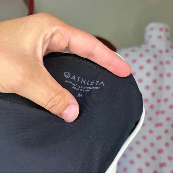 Athleta Printed Floral Gold Coast One Piece Belted Swimsuit - Picture 5 of 6